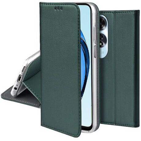 Etui do Oppo A60 skórzane magnetyczne z klapką + SZKŁO HARTOWANE