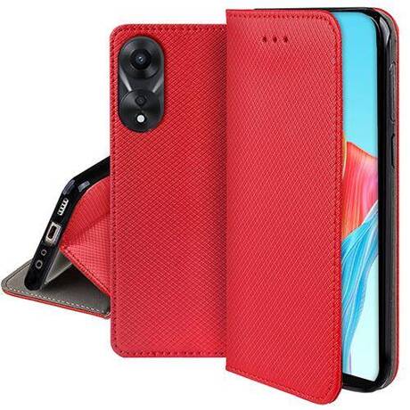 Etui do Oppo A78 4G SMART MAGNET CASE + SZKŁO HARTOWANE