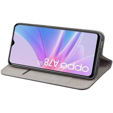 Etui do Oppo A78 5G / A58 5G SMART MAGNET CASE + SZKŁO HARTOWANE