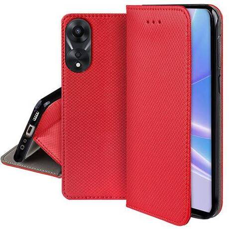 Etui do Oppo A78 5G / A58 5G SMART MAGNET CASE + SZKŁO HARTOWANE