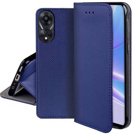 Etui do Oppo A78 5G / A58 5G SMART MAGNET CASE + SZKŁO HARTOWANE