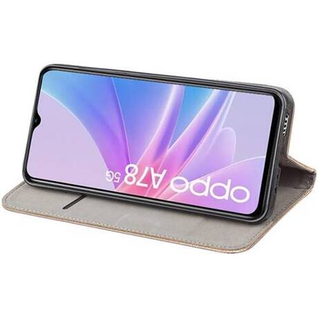 Etui do Oppo A78 5G / A58 5G SMART MAGNET CASE + SZKŁO HARTOWANE