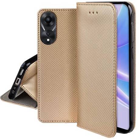 Etui do Oppo A78 5G / A58 5G SMART MAGNET CASE + SZKŁO HARTOWANE