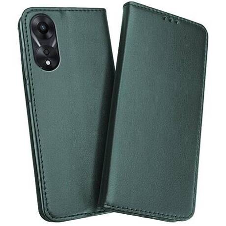 Etui do Oppo A78 5G / A58 5G skórzane magnetyczne z klapką + SZKŁO HARTOWANE