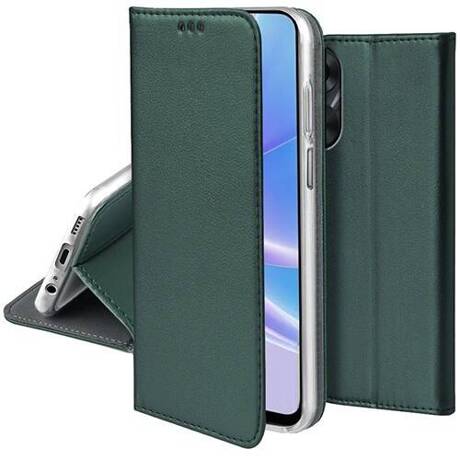 Etui do Oppo A78 5G / A58 5G skórzane magnetyczne z klapką + SZKŁO HARTOWANE