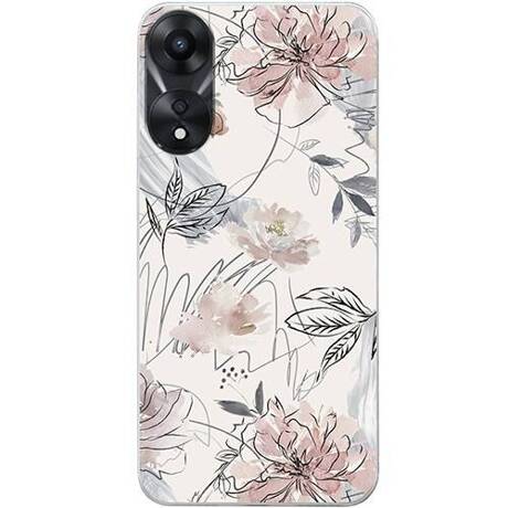 Etui do Oppo A78 5G / A58 5G wzory CASE + SZKŁO