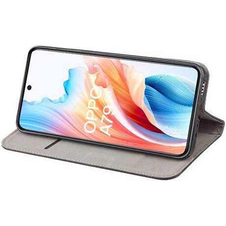 Etui do Oppo A79 5G SMART MAGNET CASE + SZKŁO HARTOWANE SZYBKA