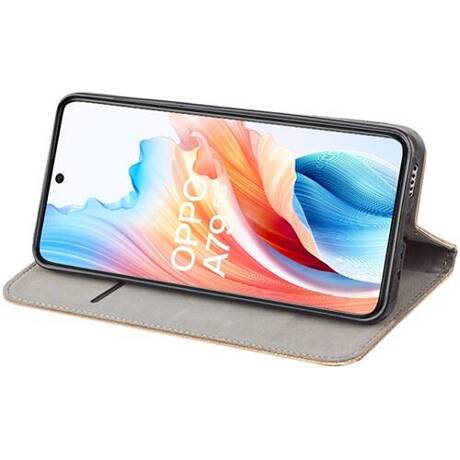 Etui do Oppo A79 5G SMART MAGNET CASE + SZKŁO HARTOWANE SZYBKA