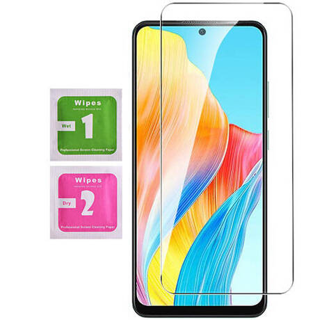 Etui do Oppo A79 5G WZMACNIANE 360° CLEAR CASE + SZKŁO HARTOWANE