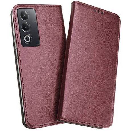 Etui do Oppo A80 5G skórzane magnetyczne z klapką + SZKŁO HARTOWANE