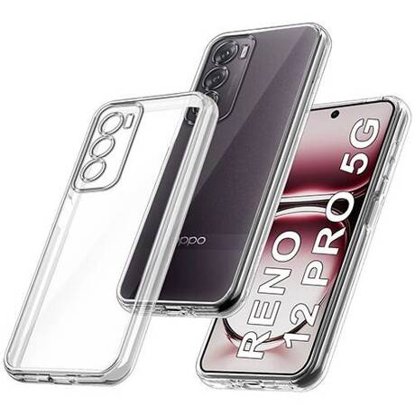 Etui do Oppo Reno 12 Pro 5G WZMACNIANE 360° CLEAR CASE