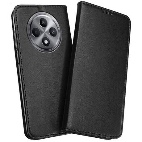 Etui do Oppo Reno 12F 5G / 12 FS 5G skórzane magnetyczne z klapką + SZKŁO HARTOWANE