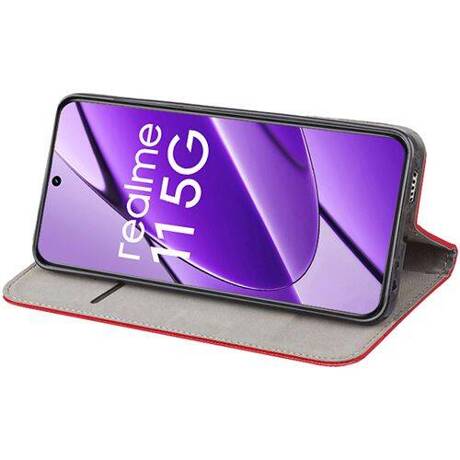 Etui do Realme 11 5G SMART MAGNET CASE + SZKŁO HARTOWANE