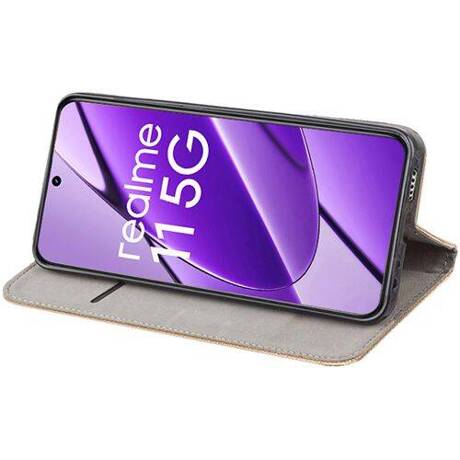 Etui do Realme 11 5G SMART MAGNET CASE + SZKŁO HARTOWANE