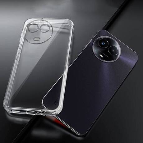 Etui do Realme 11 5G WZMACNIANE 360° CLEAR CASE + SZKŁO HARTOWANE