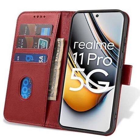 Etui do Realme 11 Pro / Pro Plus SKÓRZANE SKIN Portfel Case