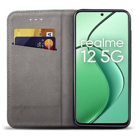 Etui do Realme 12 5G / 12x 5G SMART MAGNET CASE + SZKŁO HARTOWANE