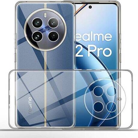 Etui do Realme 12 Pro / Pro Plus WZMACNIANE 360° CLEAR CASE 