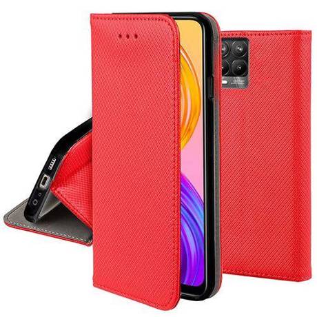 Etui do Realme 8 Pro SMART MAGNET CASE + SZKŁO HARTOWANE