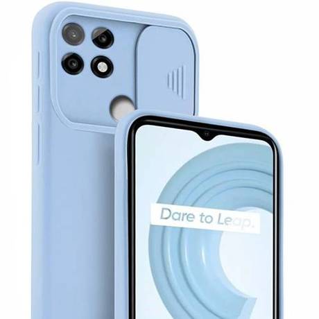 Etui do Realme C21 CAMSHIELD Silicone + SZKŁO HARTOWANE