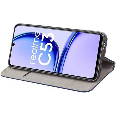 Etui do Realme C53 / C51 SMART MAGNET CASE + SZKŁO HARTOWANE