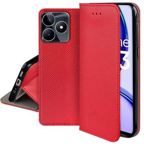 Etui do Realme C53 / C51 SMART MAGNET CASE + SZKŁO HARTOWANE