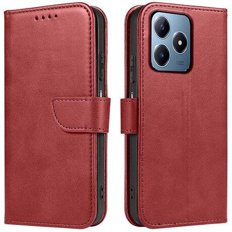 Etui do Realme C63 / C61 SKÓRZANE SKIN + SZKŁO HARTOWANE