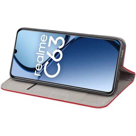 Etui do Realme C63 / C61 SMART MAGNET CASE + SZKŁO HARTOWANE