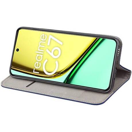 Etui do Realme C67 SMART MAGNET CASE + SZKŁO HARTOWANE