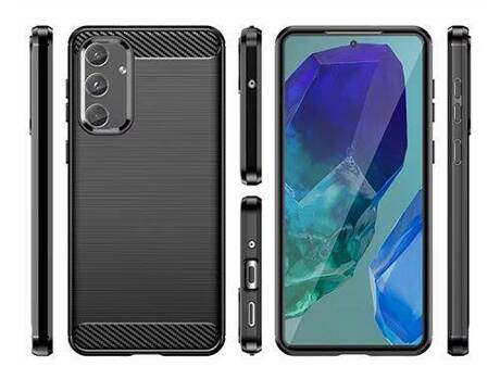 Etui do SAMSUNG GALAXY M55 5G KARBON CASE pancerne + SZKŁO