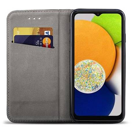 Etui do Samsung Galaxy A03 SMART MAGNET CASE + SZKŁO HARTOWANE