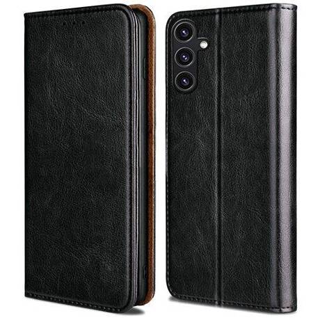 Etui do Samsung Galaxy A14 4G / A14 5G SKÓRZANE PORTFEL CASE + SZKŁO HARTOWANE