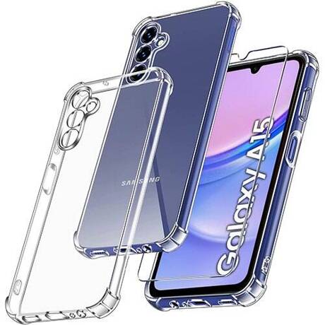 Etui do Samsung Galaxy A15 4G / A15 5G ANTI SHOCK CASE + SZKŁO HARTOWANE