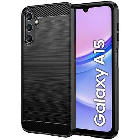 Etui do Samsung Galaxy A15 4G / A15 5G KARBON CASE pancerne + SZKŁO