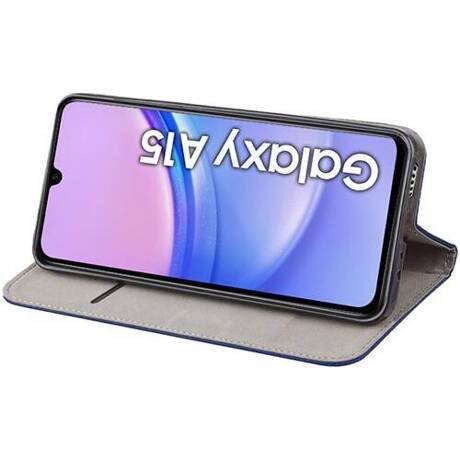 Etui do Samsung Galaxy A15 4G / A15 5G SMART MAGNET CASE + SZKŁO HARTOWANE