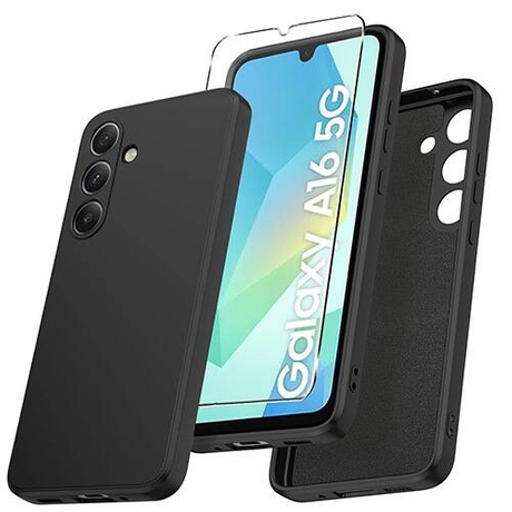 Etui do Samsung Galaxy A16 4G / 5G SILICONE CASE + SZKŁO