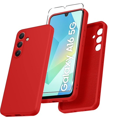 Etui do Samsung Galaxy A16 4G / 5G SILICONE CASE + SZKŁO