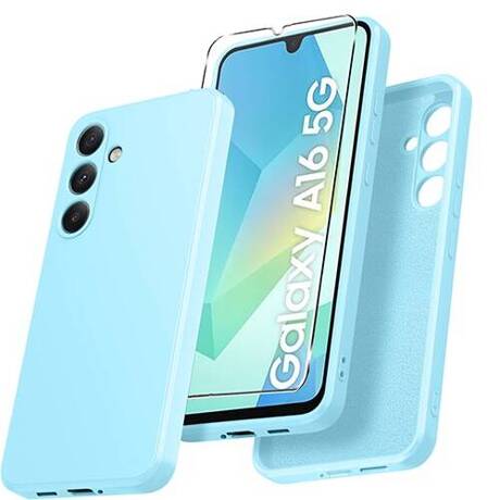 Etui do Samsung Galaxy A16 5G SILICONE CASE + SZKŁO