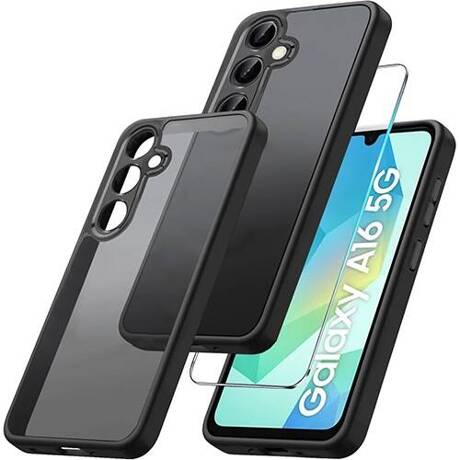 Etui do Samsung Galaxy A16 5G WZMACNIANE MATOWE CASE 360° + SZKŁO