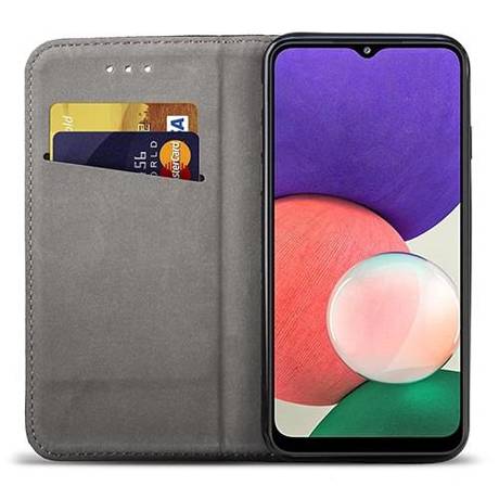 Etui do Samsung Galaxy A22 5G SMART MAGNET CASE + SZKŁO HARTOWANE