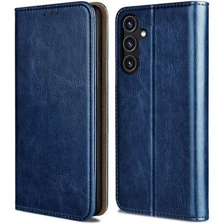 Etui do Samsung Galaxy A35 5G SKÓRZANE PORTFEL CASE + SZKŁO HARTOWANE