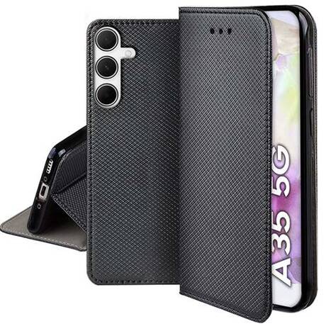 Etui do Samsung Galaxy A35 5G SMART MAGNET CASE + SZKŁO HARTOWANE