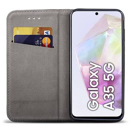 Etui do Samsung Galaxy A35 5G SMART MAGNET CASE + SZKŁO HARTOWANE