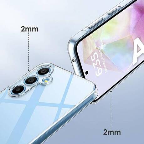 Etui do Samsung Galaxy A35 5G WZMACNIANE 360° CASE + SZKŁO HARTOWANE