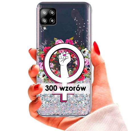 Etui do Samsung Galaxy A42 5G brokatowe wzory CASE + SZKŁO