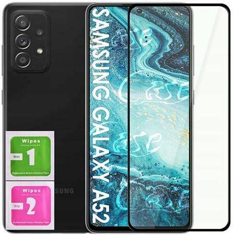 Etui do Samsung Galaxy A52 5G PANCERNE KARBON CASE + SZKŁO 5D