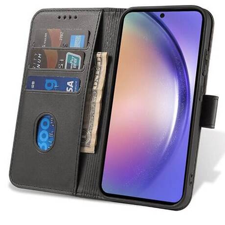 Etui do Samsung Galaxy A54 5G SKÓRZANE SKIN + SZKŁO HARTOWANE