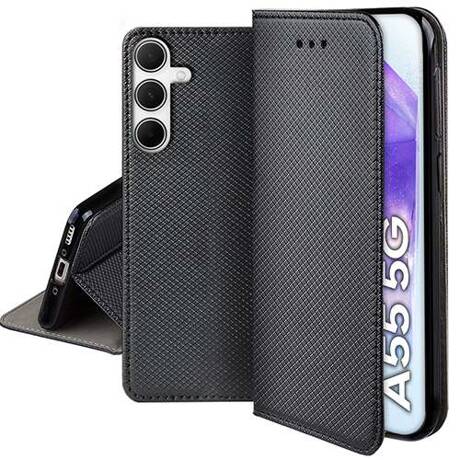 Etui do Samsung Galaxy A55 5G SMART MAGNET CASE + SZKŁO HARTOWANE