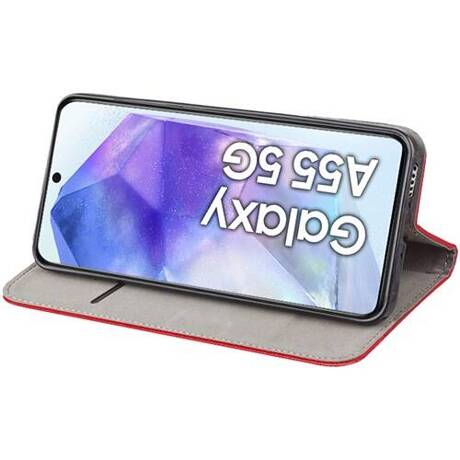 Etui do Samsung Galaxy A55 5G SMART MAGNET CASE + SZKŁO HARTOWANE