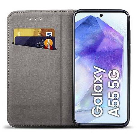 Etui do Samsung Galaxy A55 5G SMART MAGNET CASE + SZKŁO HARTOWANE